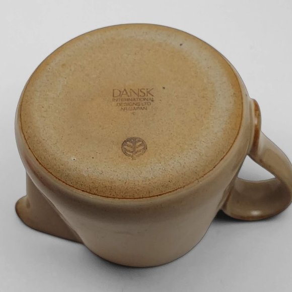 Vintage Dansk Speckled Tan Spice Creamer with Lid - Picture 6 of 6